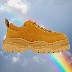 EYTYS Angel Tan Suede Platform Sneakers